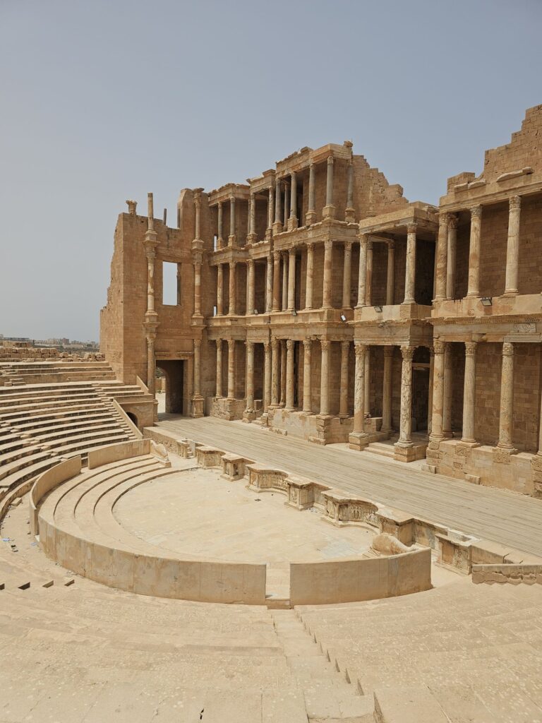 libya sabratha amphitheatre