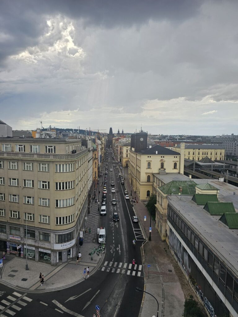 view from cloud one prague