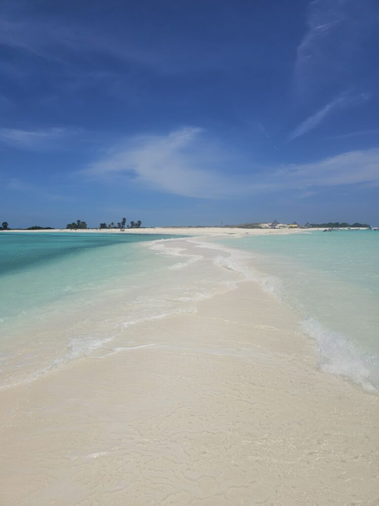 sandback cayo agua los roques