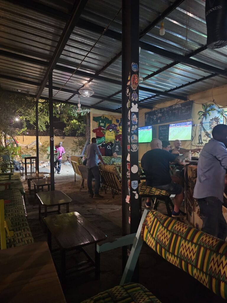 bar area sleeping camel bamako