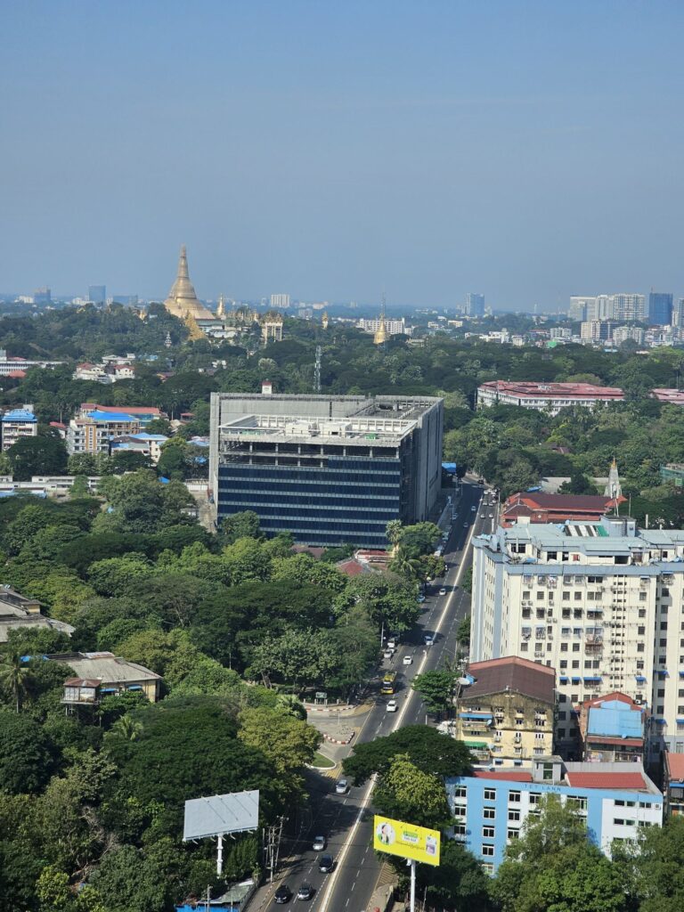 pan pacific yangon view