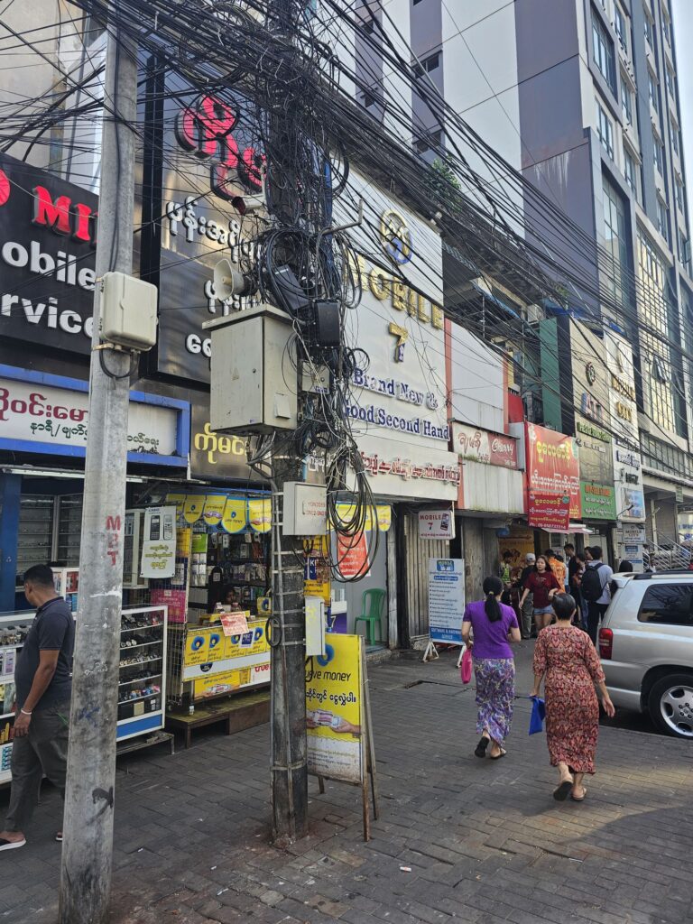 downtown yangon myanmar