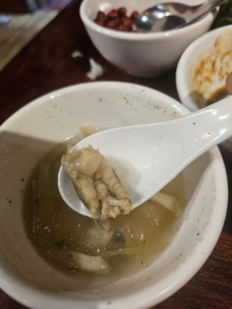 chicken foot soup myanmar