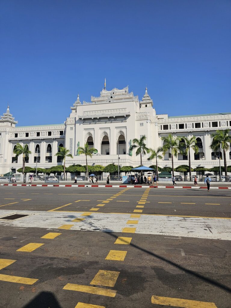 colonial buildings yangon