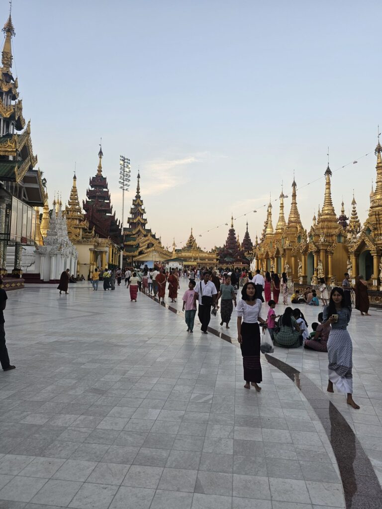 Shwedagon Pagoda in Yangon.