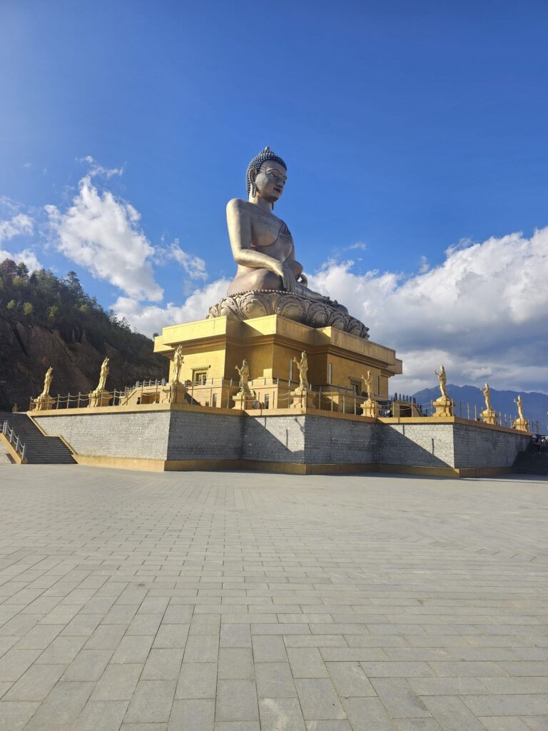 bhutan sitting buddha